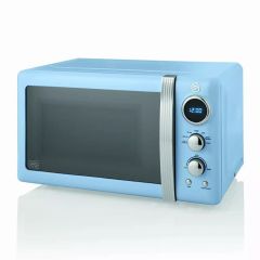 Swan SM22030LBLN Retro 20L 800W Microwave