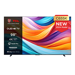 TCL 98C655K 98" 4K QLED HDR Pro Google TV