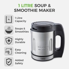 Tower T12056 1L Compact Soup And Smoothie Maker