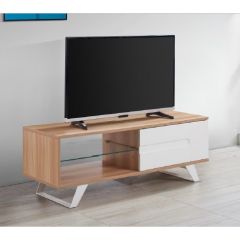 Ttap MIA1200OAK Miami 1200Mm Oak Wood Television Stand With Legs