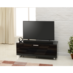 Ttap SOR-1200-BLK Sorrento 1200 Black Floor Stand 