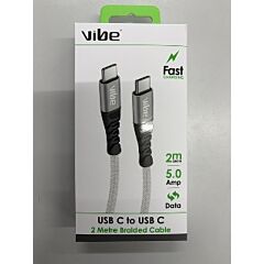Vibe 11215 USB C To USB C Lead 2M