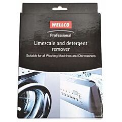 Wellco Pack Of 6 sachets od Limescale and Detergent Remover