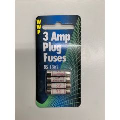 Wwp WWP1426 3 Amp Fuses 4 Pack