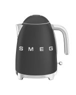 Smeg KLF03BLMUK 1.7 Litre Retro Style Matt Black Cordless Kettle 