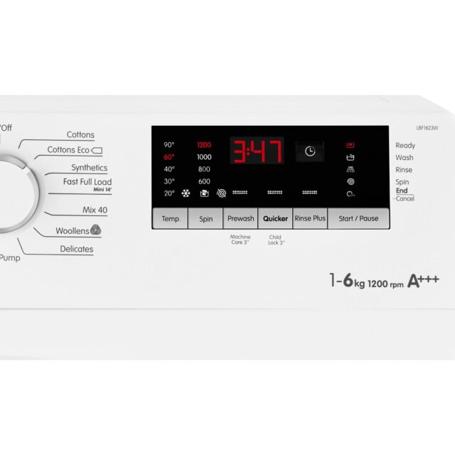 Blomberg LBF1623W 6kg 1200 Spin Washing Machine