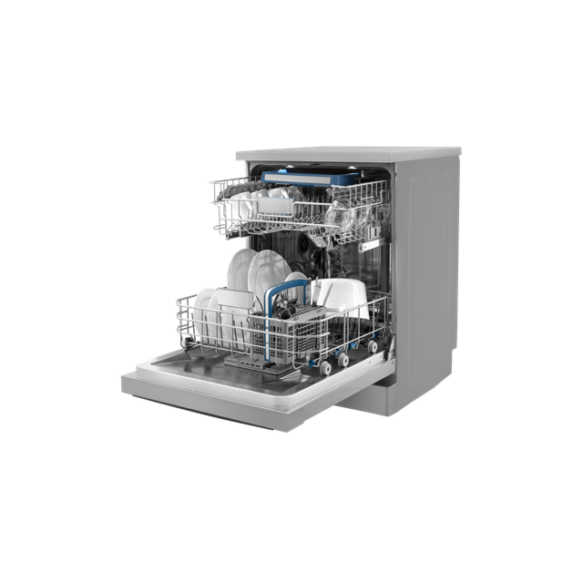 Grundig GNF41822X 13 Place Setting Full Size Dishwasher in stainless steel