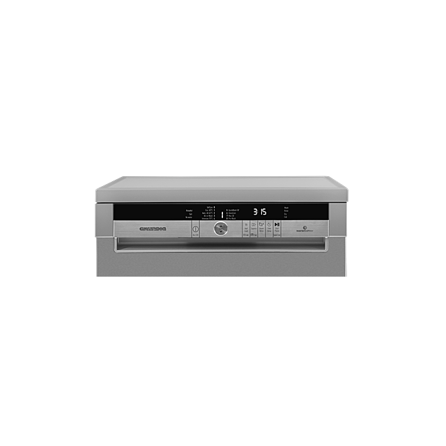 Grundig GNF41822X 13 Place Setting Full Size Dishwasher in stainless steel
