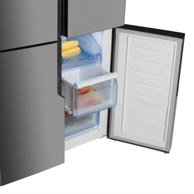 Hisense RQ560N4WC1 Side-By-Side Non-Plumbed American Style Fridge Freezer