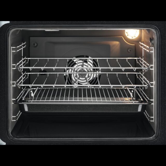 AEG CCB6740ACB 60cm Double Oven Electric Cooker with Ceramic Hob - Black