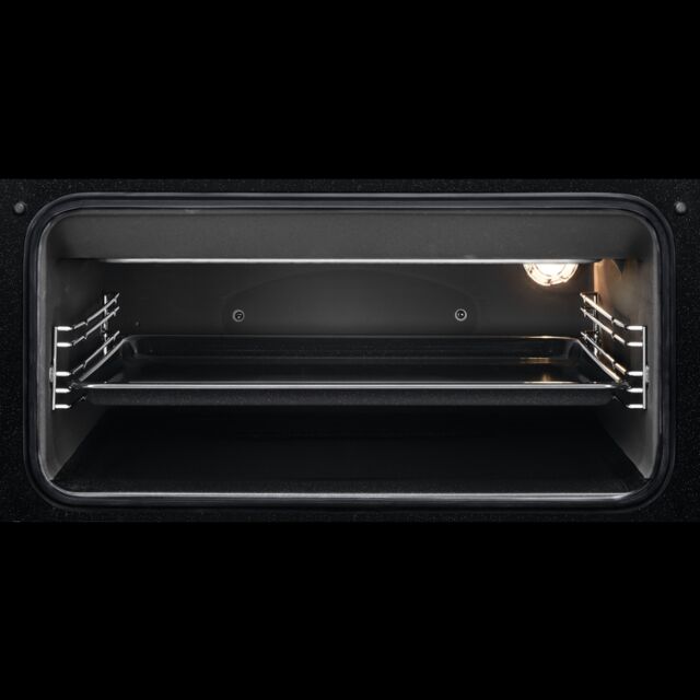 AEG CCB6740ACB 60cm Double Oven Electric Cooker with Ceramic Hob - Black