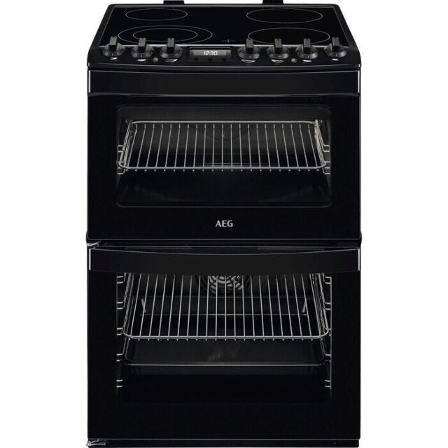 Aeg CCB6741ACB 
60Cm Electric Ceramic Double Oven