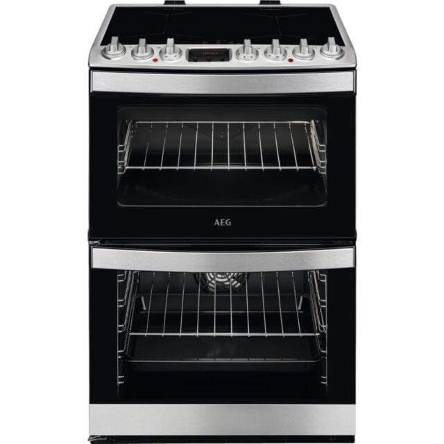 Aeg CIB6733ACM 60cm Electric Induction Double Oven