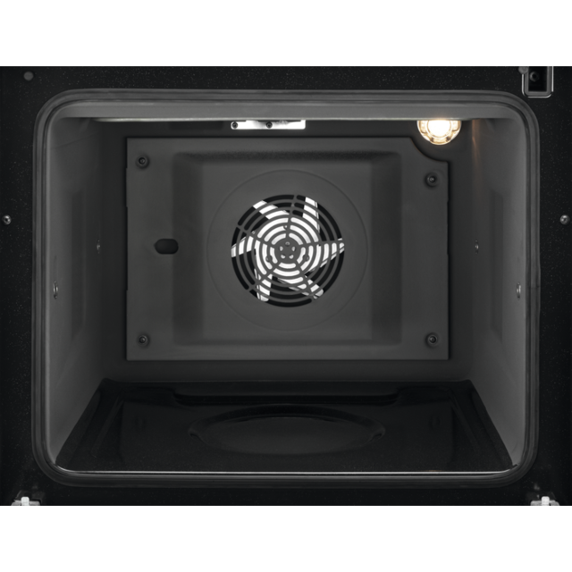 AEG CIB6742ACB 60cm Double Oven Electric Cooker with Induction Hob - Black