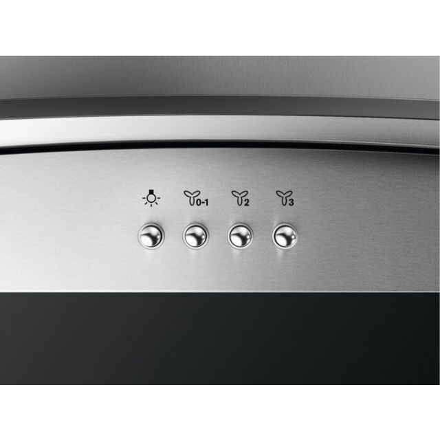 Aeg DTB3953M 90cm Curved Glass Wall Chimney Hood 