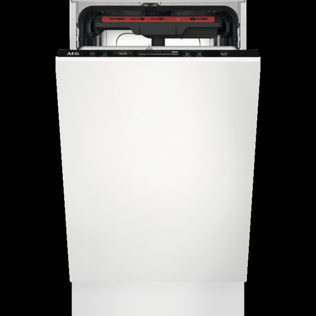 AEG FSE72507P Built In Slimline Dishwasher - White - 10 Place Settings