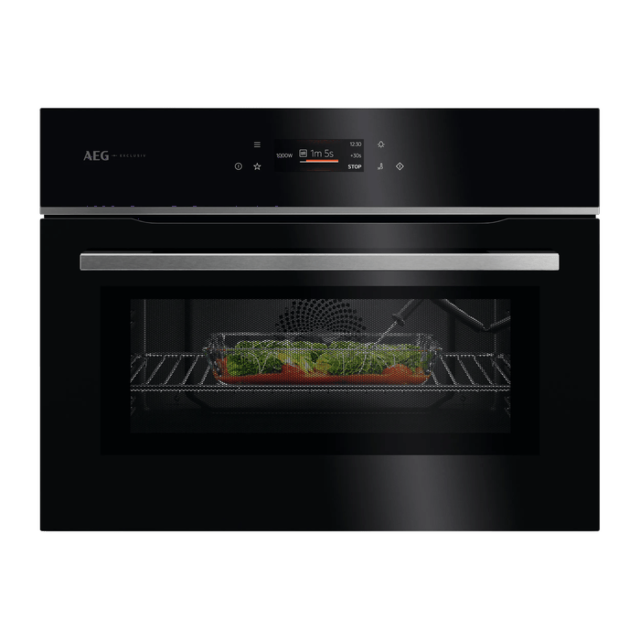 AEG GK7NK62FB Compact Combi Microwave Oven 59.5cm