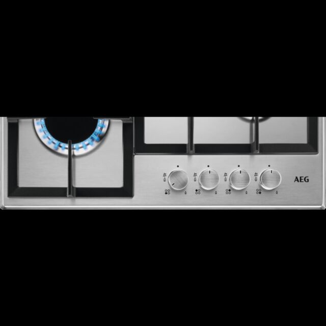 AEG HGB64200SM 60cm Gas Hob - Stainless Steel
