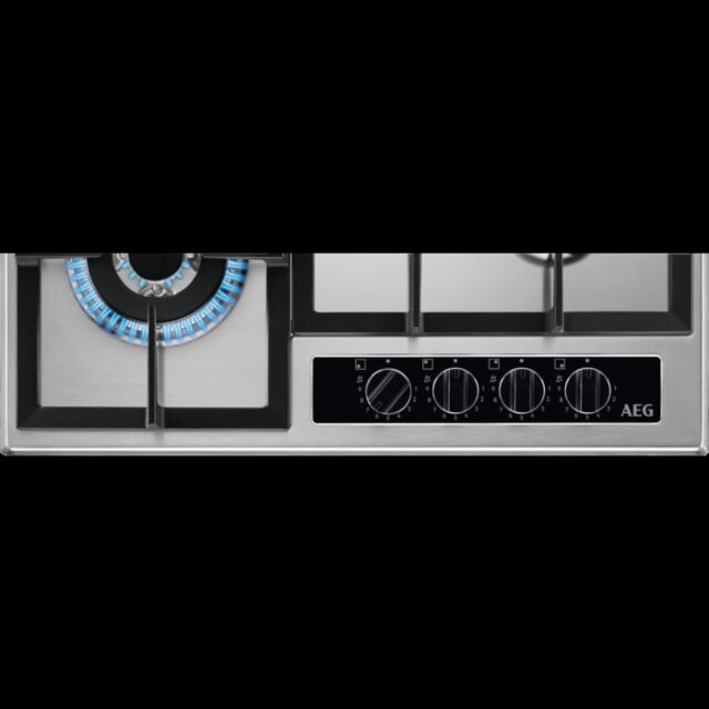AEG HGB64420YM 60cm Gas Hob - Stainless Steel