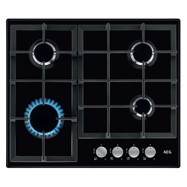 Aeg HGX64200SB 60cm Slimline Gas Hob - Black