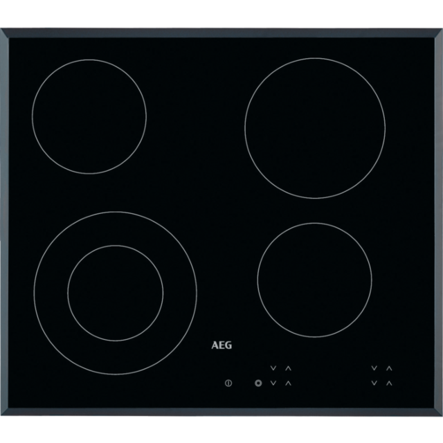 AEG HK624010FB 60cm Ceramic Hob - Black