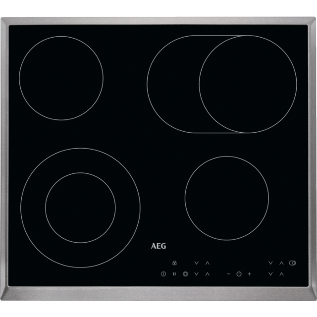 AEG HK634060XB 60cm Ceramic Hob - Black