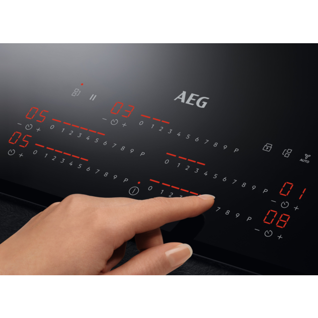 AEG IKS8575XFB 78cm Induction Hob - Black