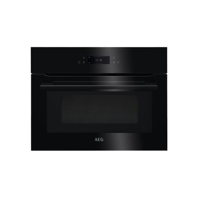 AEG KMK768080B 59.5cm Built In Combination Microwave Compact Oven - Black