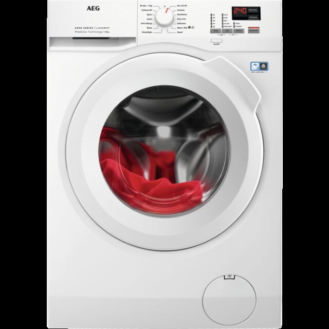 Aeg L6FBK841N 8Kg 1400 Spin Washing Machine 