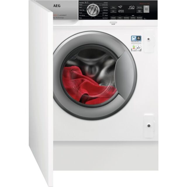 Aeg L8FC8432BI 8kg 1400 Spin Built In Washing Machine