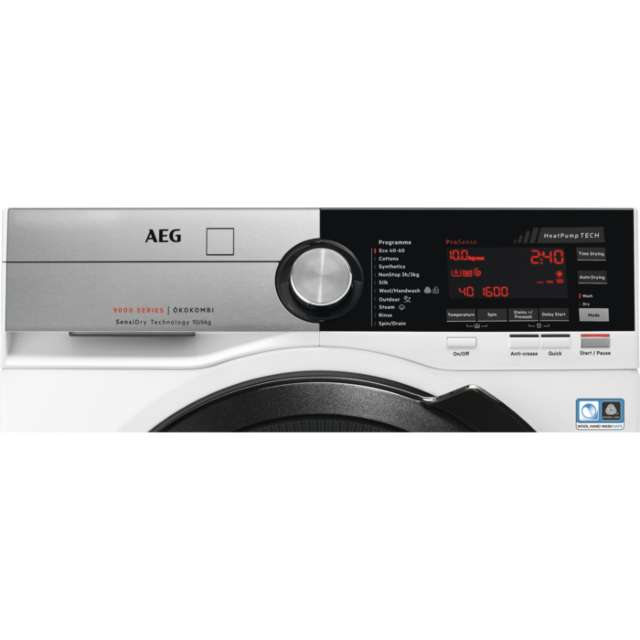AEG L9WEC169R 10kg/6kg 1600 Spin Washer Dryer - White
