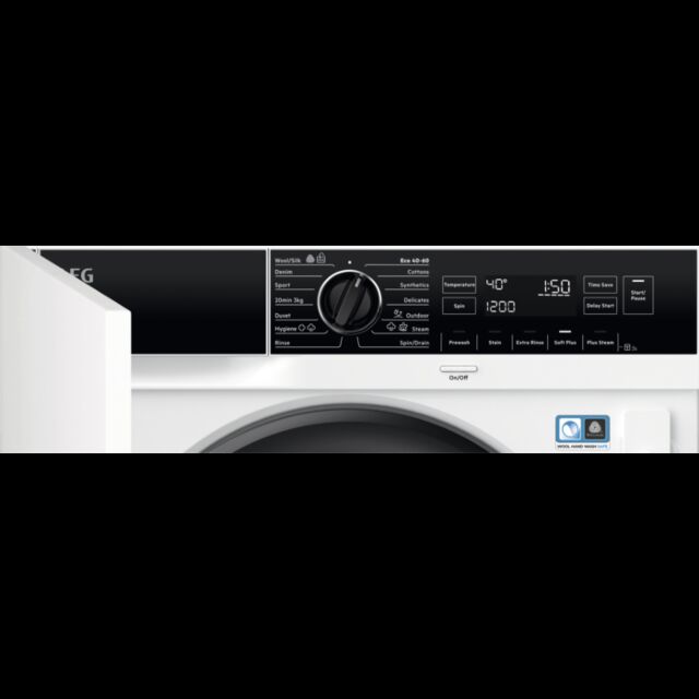 AEG LF7C8636BI 8kg 1600 Spin Built in Washing Machine - White