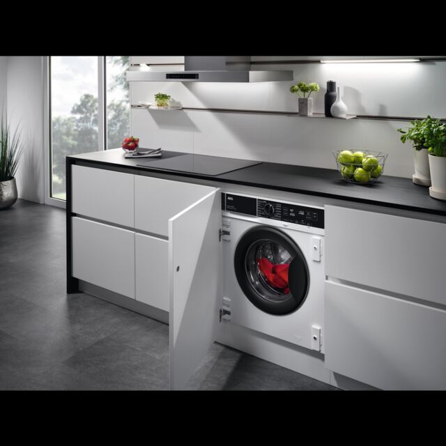 AEG LF7C8636BI 8kg 1600 Spin Built in Washing Machine - White