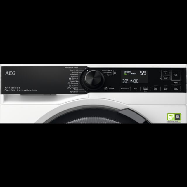 AEG LFR84946UC 9kg 1400 Spin Washing Machine - White