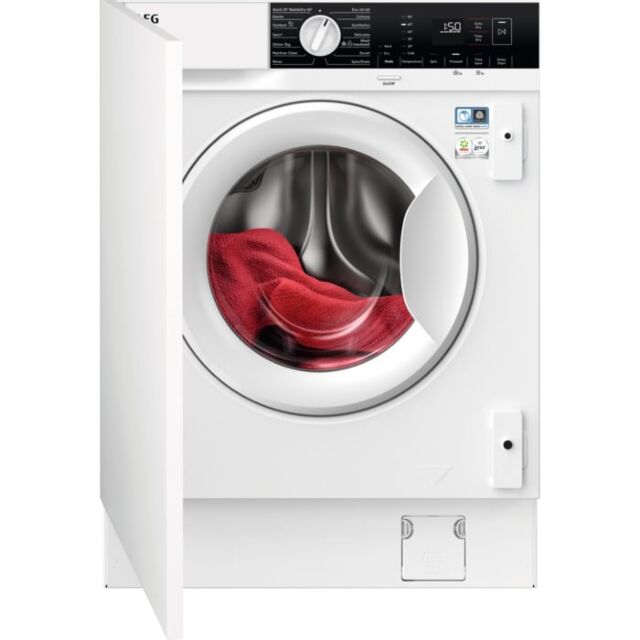 Aeg LX6WG74634BI Series 6000S 7kg 1600 spin Integrated Washer Dryer 
Integrated Washer Dryer. 6000s. 7kg wash load, 4kg dry load, 1600rpm spin speed, A