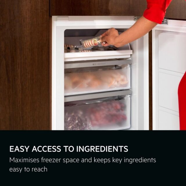 Aeg NSC7N18ZES 54.6Cm 70/30 Built In Frost Free Fridge Freezer 