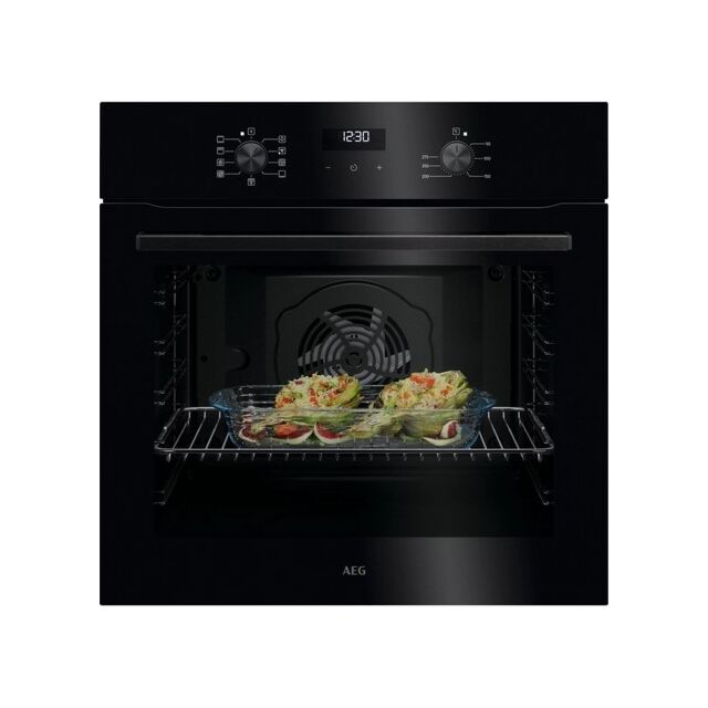 AEG OU5AB20XK 59.6cm Built In Electric Single Oven - Black