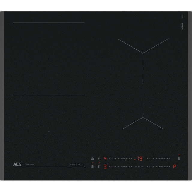 Aeg SO64IB0BFZ Exclusiv Line SO64IB0BFZ 59cm Induction Hob - Black