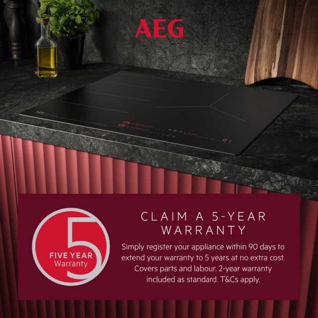 Aeg SO64IB0BFZ Exclusiv Line SO64IB0BFZ 59cm Induction Hob - Black