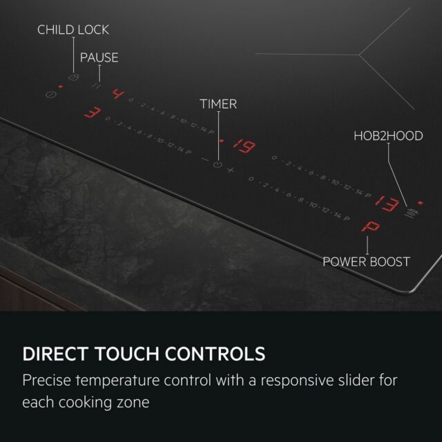 Aeg TO64IA00CB 58Cm Induction Hob - Black