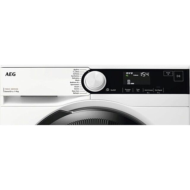 Aeg TR719A4B 9Kg Heat Pump Tumble Dryer - White