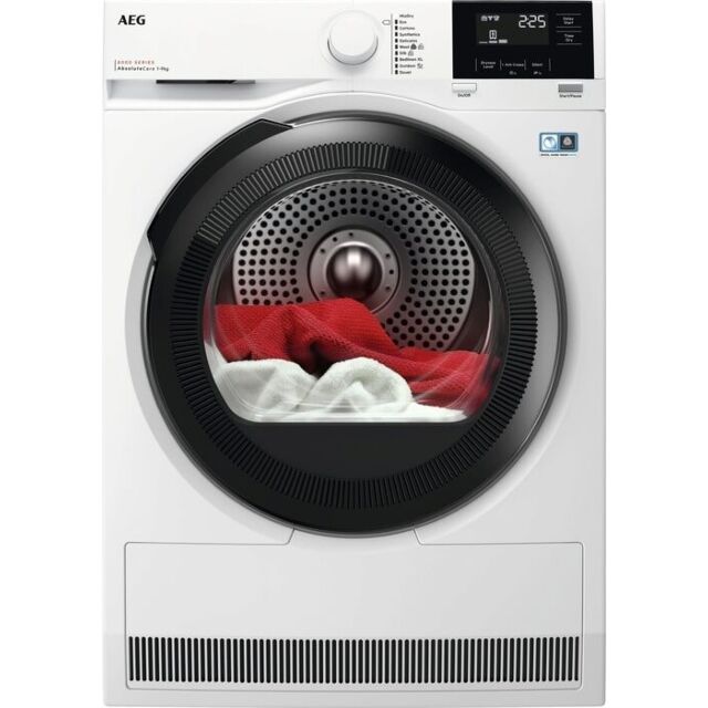 Aeg TR819A4B 9Kg Heat Pump Tumble Dryer With Sensidry® - White