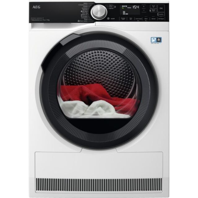 Aeg TR959M6BC 9kg Heat Pump A+++ Freestanding Tumble Dryer
Connected Tumble dryer. 9000 Series, AbsoluteCare Plus, 3D Scan technology. 9kg capac