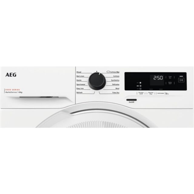 Aeg TXH508A4R 5000 series 8kg A++ Heat Pump tumble dryer
Tumble dryer. 