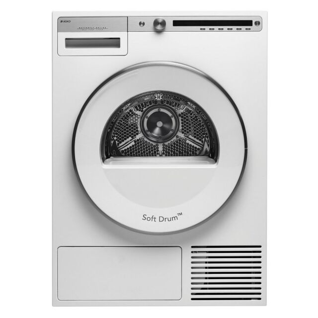 Asko T409HS_W_UK 9kg Heat Pump Tumble Dryer - White, A++