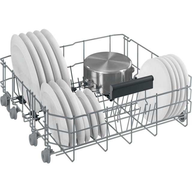 Beko BDIN16431 Integrated Full Size Dishwasher - Black Control panel - 14 Place Settings