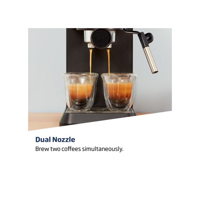 Beko CaffeExperto Manual Espresso with Steam Wand - Black