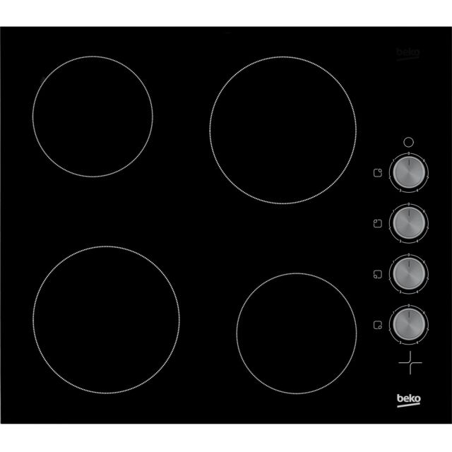 Beko CIHV21B Frameless Ceramic Hob with side control knobs