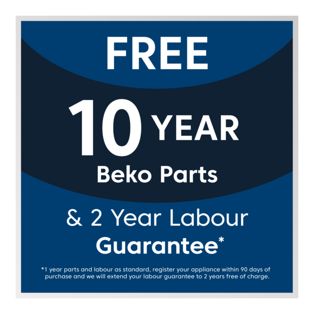 Beko DIN15C20 14 Place Integrated Dishwasher - Stainless Steel 