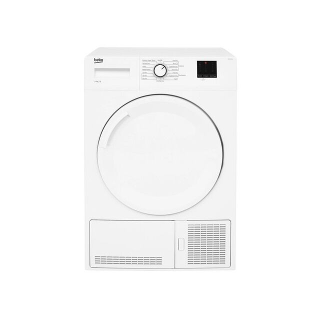 Beko DTBC10001W 10Kg Condenser Tumble Dryer With Sensor Programmes - White